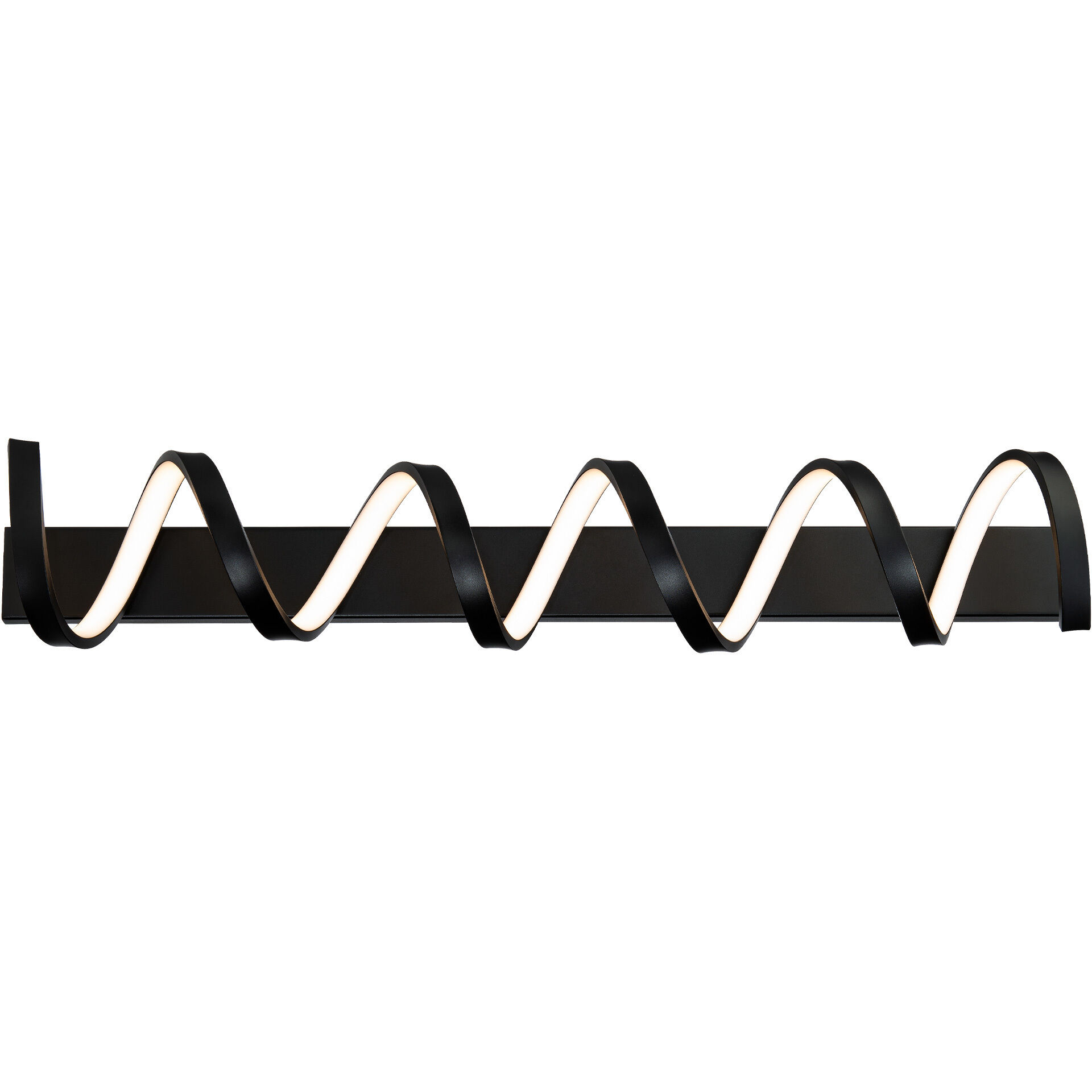 Marques LED 40 inch Black Bath Vanity & Wall Light, dweLED