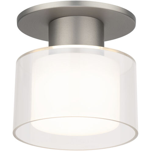Twist-N-Lite LED 5 inch Brushed Nickel Semi-Flush Mount Ceiling Light