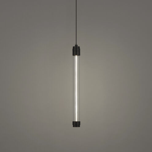 Jedi 1 Light 1.5 inch Black Mini-Pendant Ceiling Light