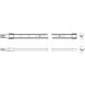 WAC 24VDC Strip Light 24 LED 60 inch Black Outdoor LED 24V Strip Light in 4000K White LED, WAC Lighting