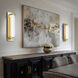 Portos LED 6.38 inch Aged Brass Wall Sconce Wall Light, dweLED