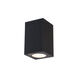 Cube Arch LED 5.5 inch Black Outdoor Flush in Flood, 90, 2700K
