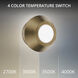 Mantel Reading Light Wall Light in Aged Brass, dweLED