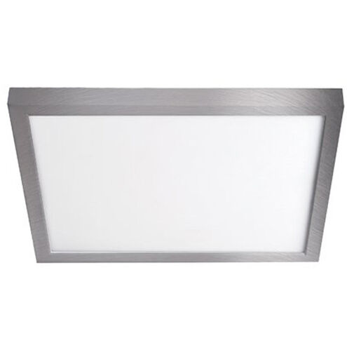 Square LED 11 inch Brushed Nickel Flush Mount Ceiling Light in 3500K
