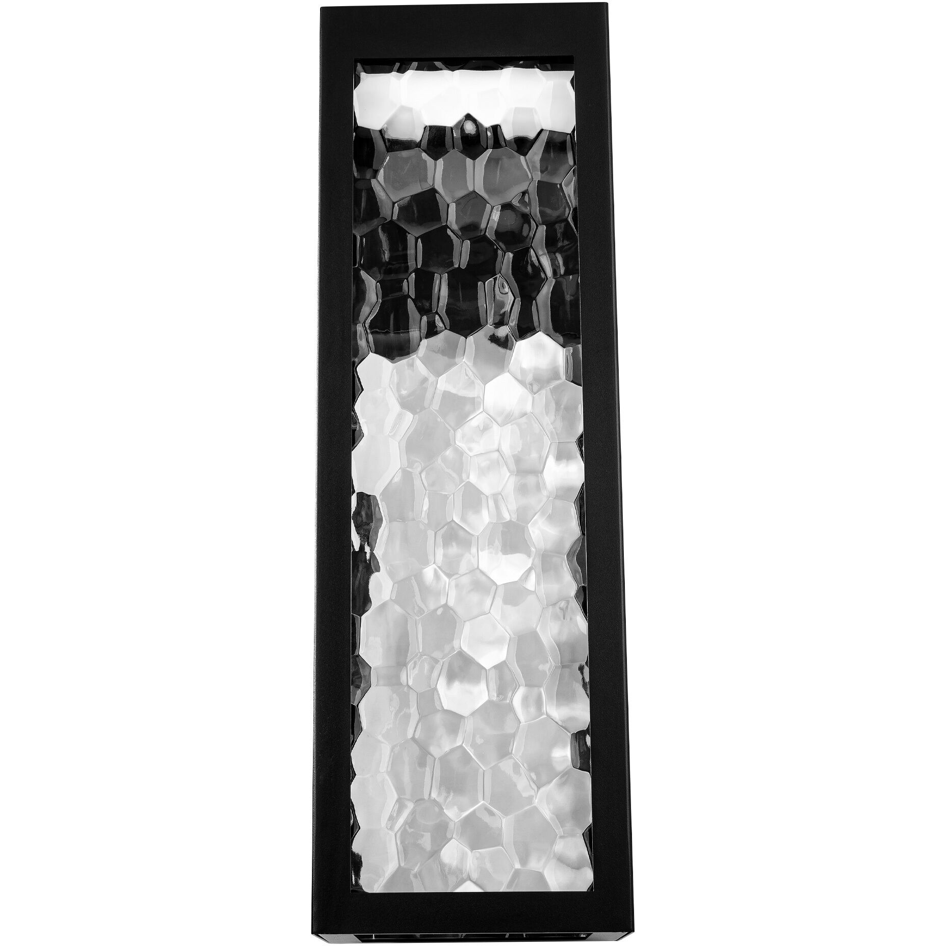 Hawthorne LED 7.63 inch Black Outdoor Wall Light, dweLED