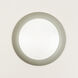 Disc LED 7.4 inch Brushed Nickel Flush Mount Ceiling Light in 4000K