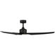Stella 60 inch Matte Black Downrod Ceiling Fans, Smart Fan