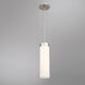 Elementum LED 4.5 inch Satin Nickel Pendant Ceiling Light in 3000K, dweLED