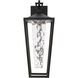 Manchester LED 25 inch Black Outdoor Wall Light in 4000K, dweLED