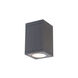 Cube Arch LED 5.5 inch Graphite Outdoor Flush in Spot, 85, 2700K