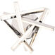Parallax 1 Light 15 inch Chrome Flush Mount Ceiling Light in 3000K