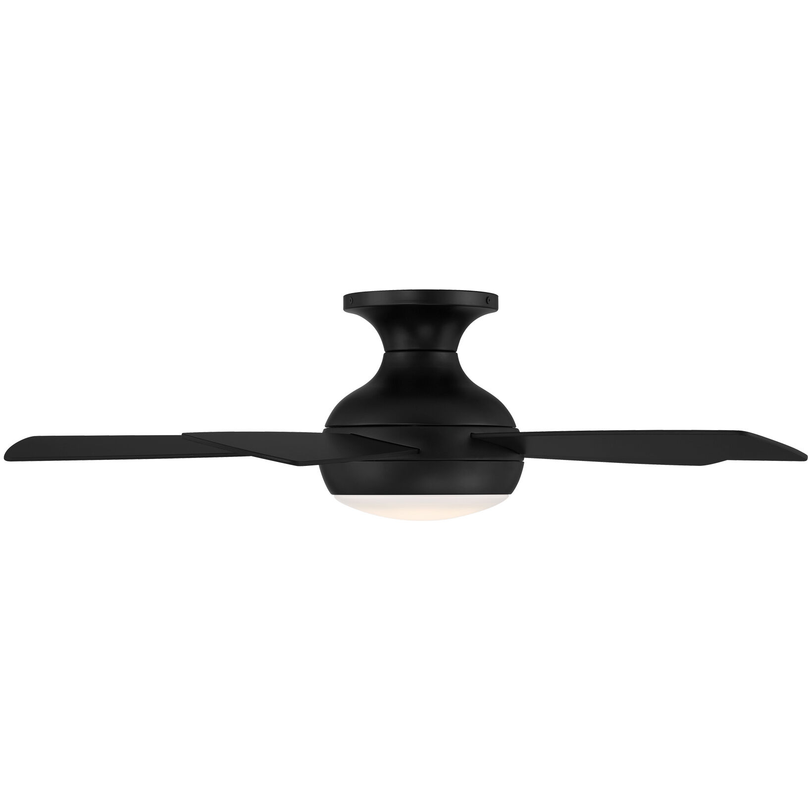 WAC Lighting F-034L-MB Odyssey 44 inch Matte Black Flush Mount