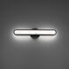 Serena LED 24 inch Black Bath Vanity & Wall Light, dweLED