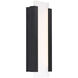 Fiction LED 14.13 inch Black Outdoor Wall Light, dweLED