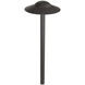 Canopy 12 6.5 watt Solid Brass Coated in Bronze Path Lighting in 3000K, Bronzed Brass, Path and Area Light, WAC Landscape