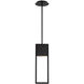 Archetype LED 4 inch Black Outdoor Pendant, dweLED