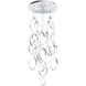 Interlace LED 17 inch Chrome Multi-Light Pendant Ceiling Light, dweLED