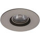 Ocularc LED Brushed Nickel Recessed Lighting in Narrow, 3000K