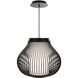 Poppin LED 16 inch Black Outdoor Pendant, dweLED