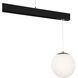 Ventrix 1 Light 48 Satin Nickel Track Fixtures Ceiling Light