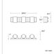 Circle Line LED 24.38 inch Brushed Nickel Bath Vanity & Wall Light, dweLED