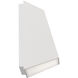 Atlantis LED 6 inch White Outdoor Wall Light in 3000K, dweLED