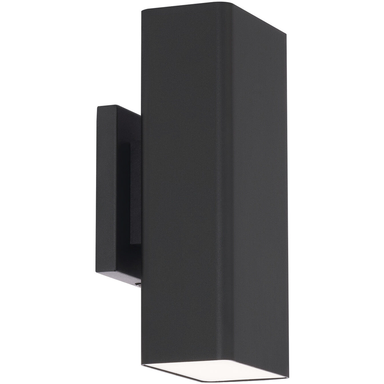 Edgey LED 10 inch Black Outdoor Wall Light in 3000K, dweLED