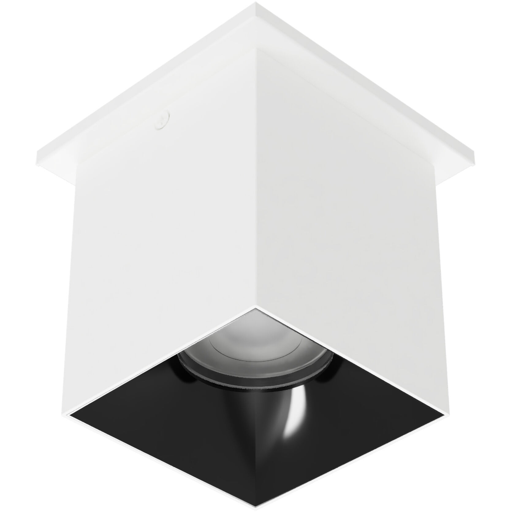Zoron LED 3.63 inch White and Black Outdoor Ceiling Lighting in White/Black