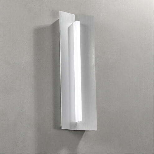 Wedge LED 18 inch Brushed Aluminum Bath Vanity & Wall Light, dweLED