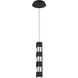 Super Star LED 2 inch Black Pendant Ceiling Light in 3000K, dweLED