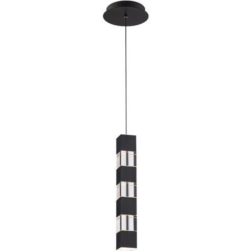 Super Star LED 2 inch Black Pendant Ceiling Light in 3000K, dweLED