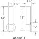 Turbo Indoor Wall Lighting in 3000K, Brushed Nickel