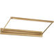 Hudson 17.50 watt 24 inch Aged Brass Picture Light Wall Light, dweLED