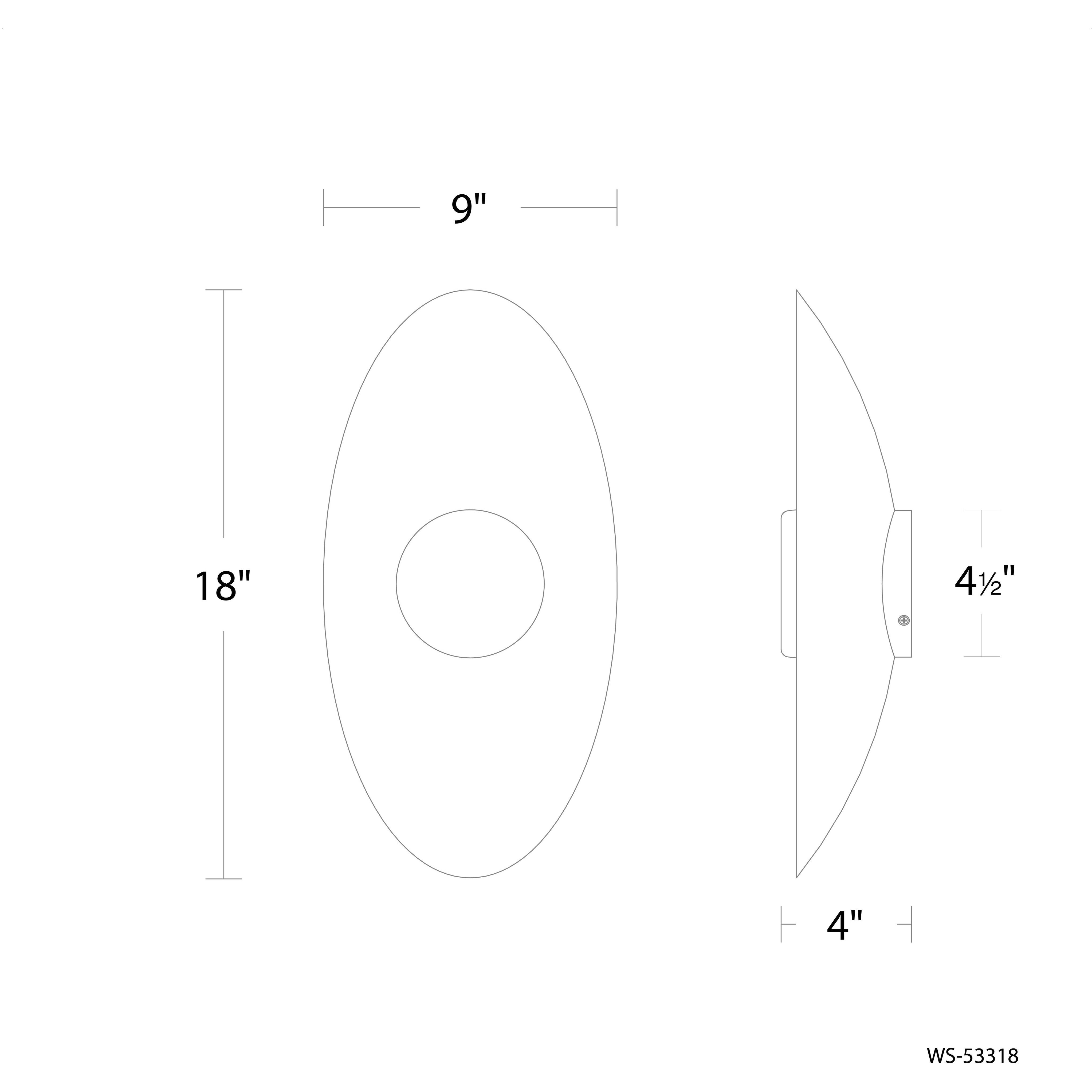 Glamour Wall Sconce Wall Light in 3000K, Aged Brass, dweLED