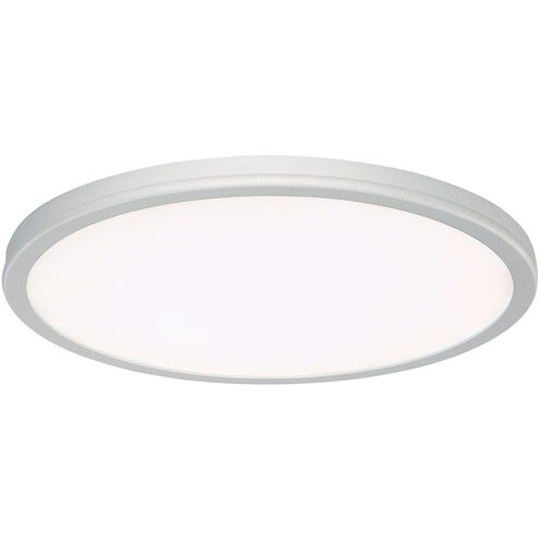 Geos LED 15 inch Titanium Flush Mount Ceiling Light in 2700K, dweLED