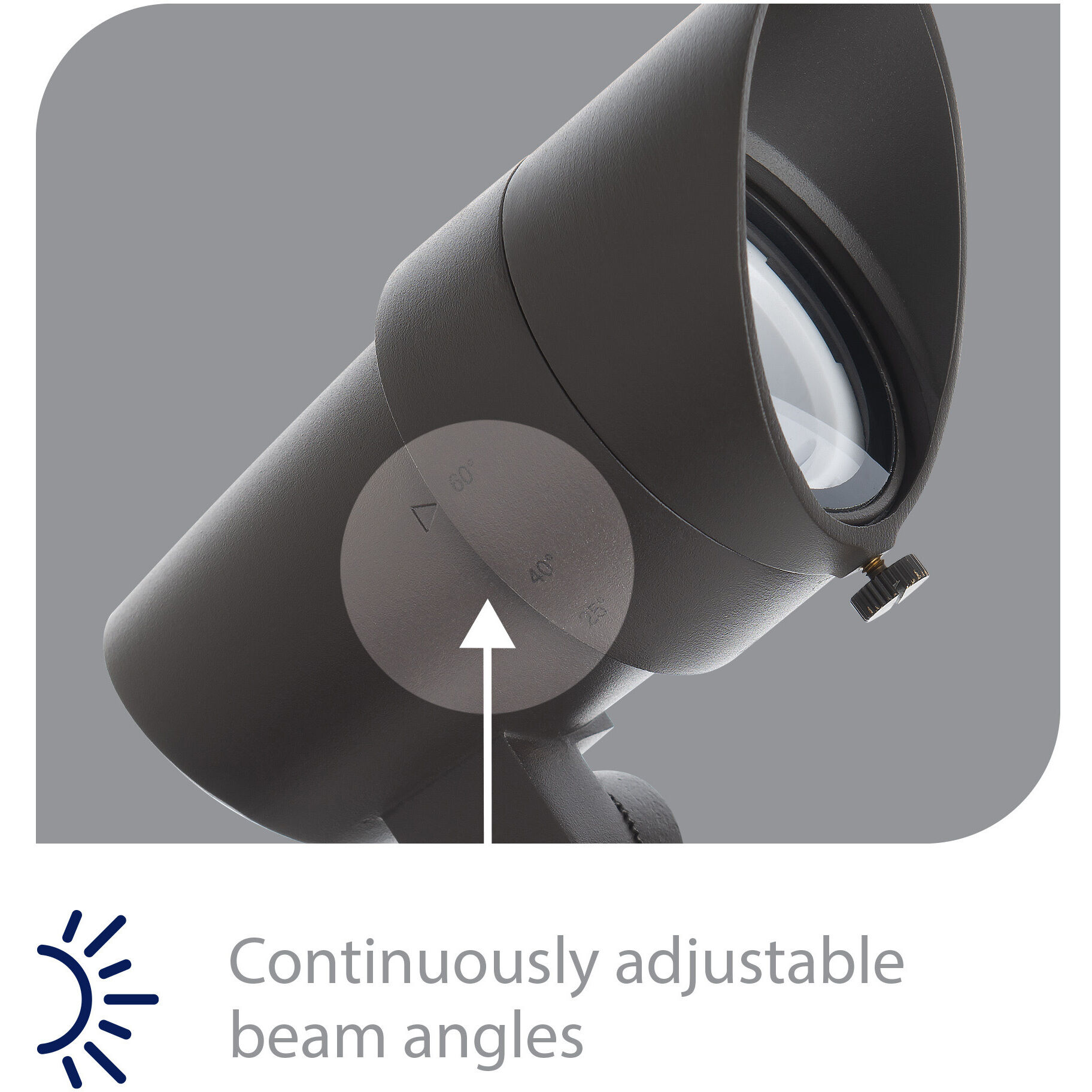 Tyler Black 18 watt LED Spot and Flood Lighting in 2700K, Low Voltage Accent Light, WAC Landscape