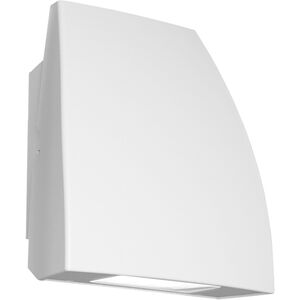 Endurance LED 7 inch Architectural White Outdoor Wall Light in 3000K, 19