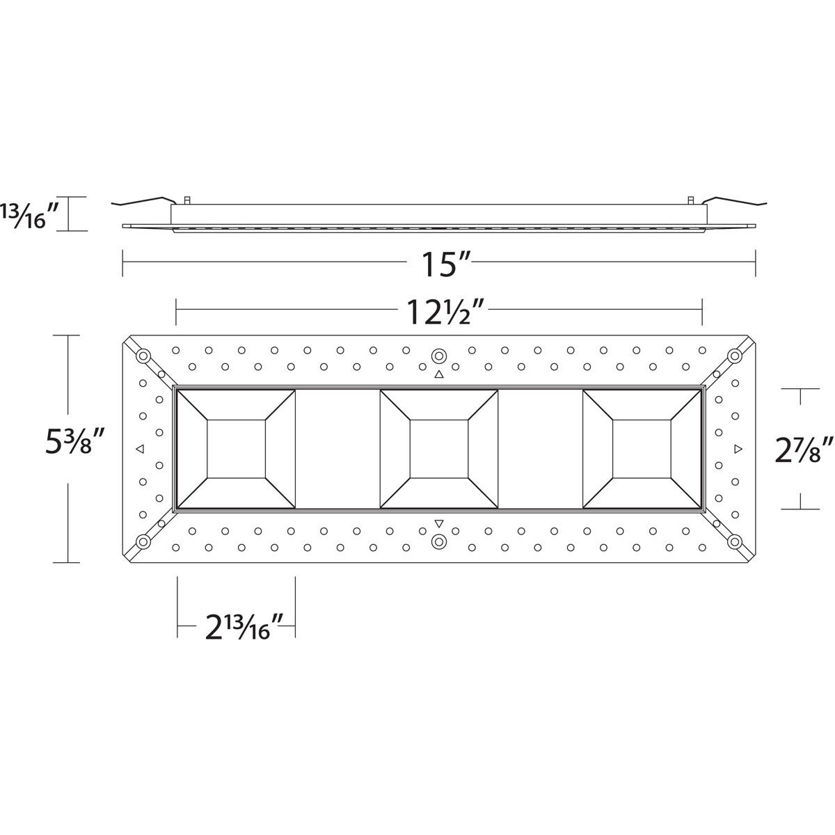 Ocularc LED White Recessed Trims
