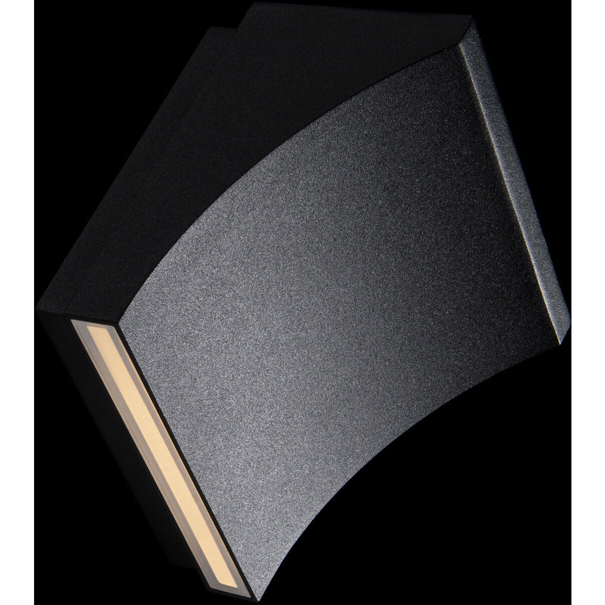 Cornice Wall Sconce Wall Light in 3500K, Black, dweLED