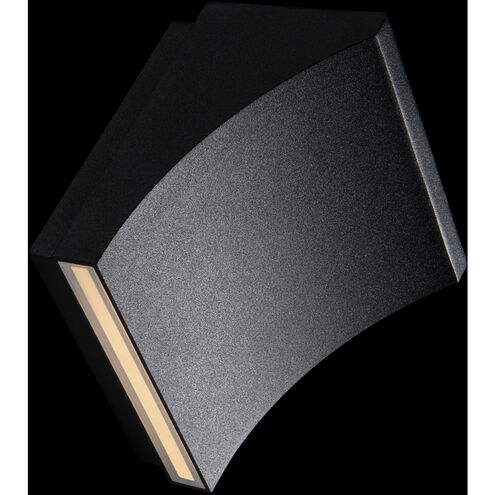 Cornice Wall Sconce Wall Light in 3500K, Black, dweLED