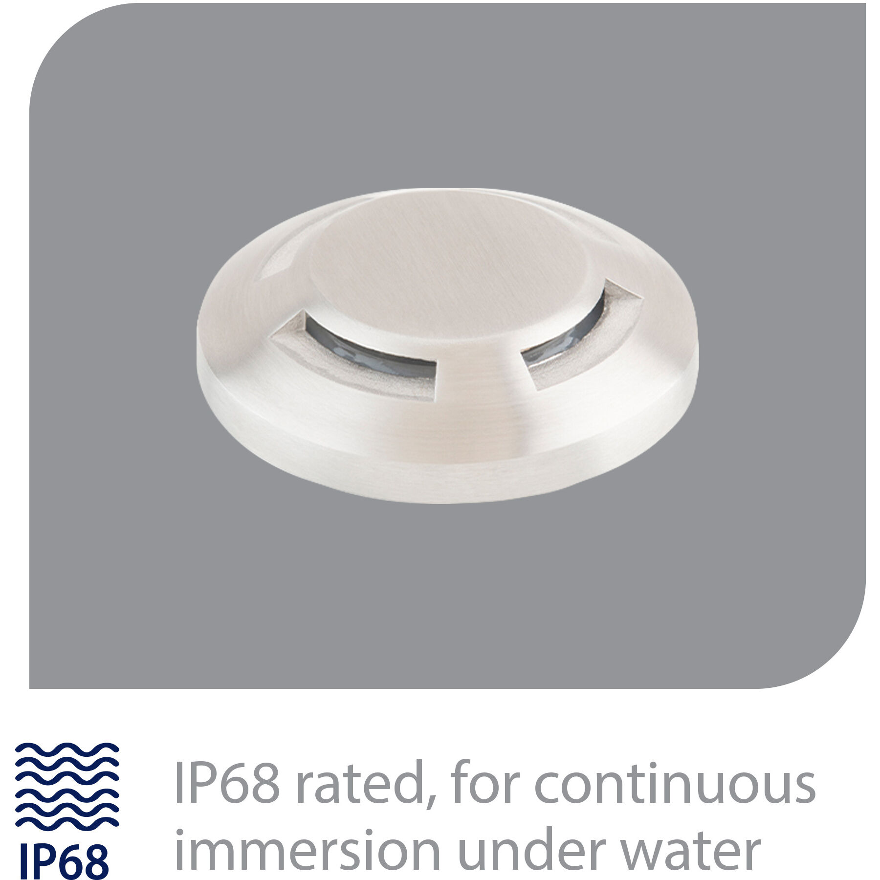 Tyler 12 2.8 watt Stainless Steel Path Lighting in 2700K, WAC Landscape