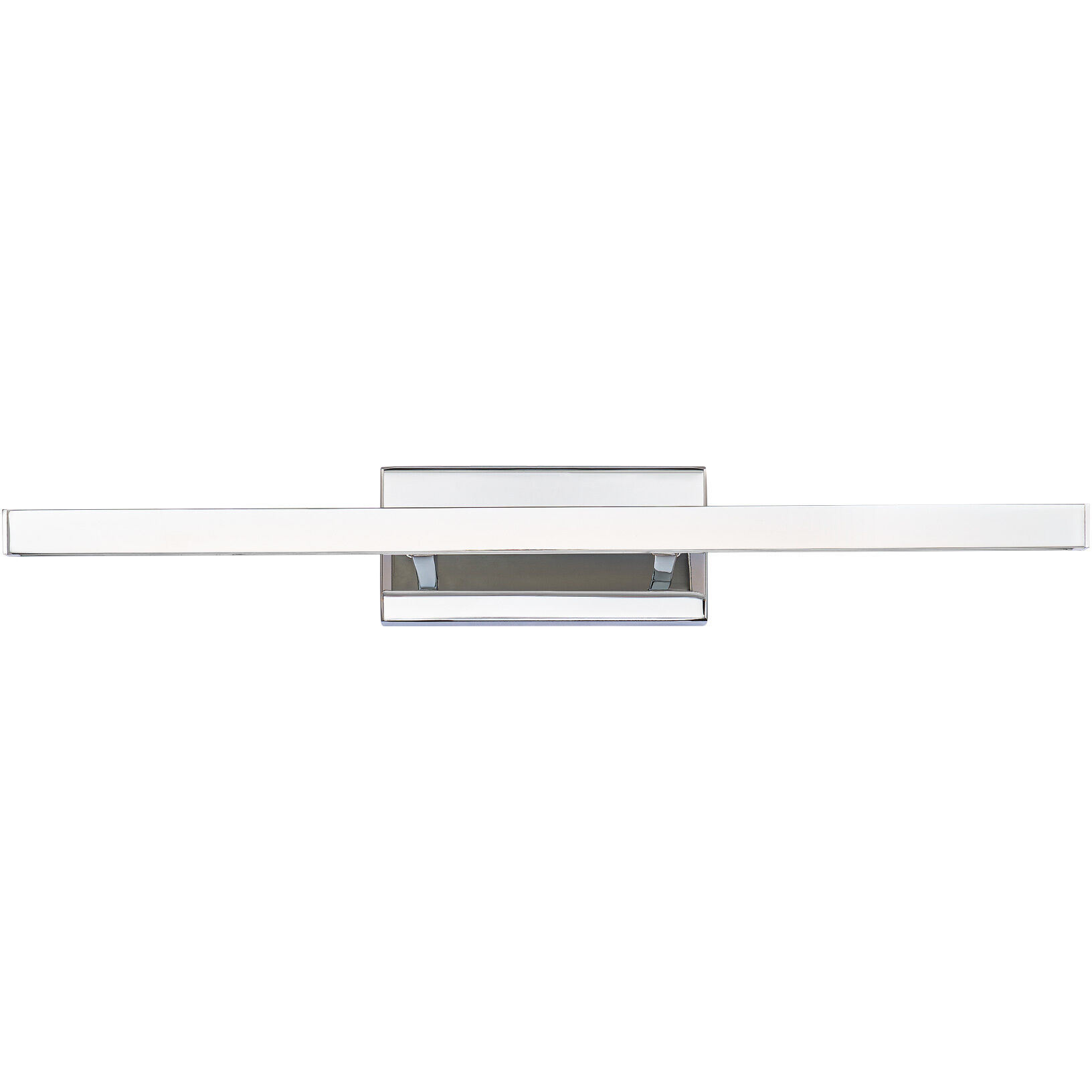 Parallax LED 18 inch Chrome Bath Vanity & Wall Light in 3500K, dweLED