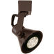 TK-103 1 Light 120 Dark Bronze H Track Fixture Ceiling Light, WAC Limited