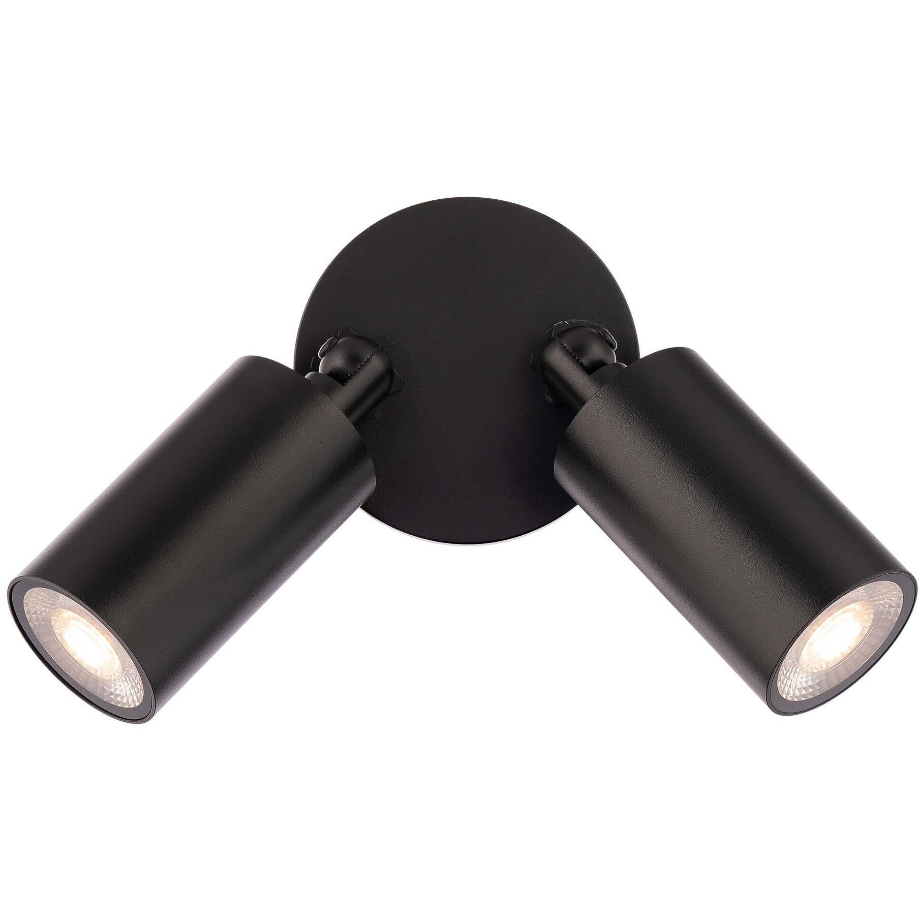 WAC Lighting WS W230302 30 BK Cylinder Outdoor Wall Light in Black