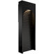 Orlene LED 16 inch Black Outdoor Wall Light, dweLED