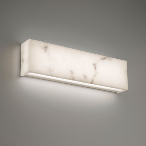 Museo LED 18 inch White Bath Vanity & Wall Light, dweLED