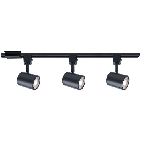 Charge 3 Light 120 Black H Track Fixture Ceiling Light