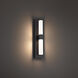 Camelot 2 Light 2.25 inch Black ADA Wall Sconce Wall Light, dweLED