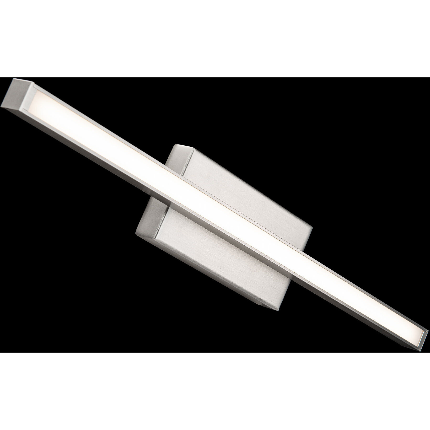 Parallax LED 18 inch Brushed Nickel Bath Vanity & Wall Light, dweLED