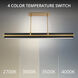 Desmond Linear Pendant Ceiling Light in 3500K, dweLED